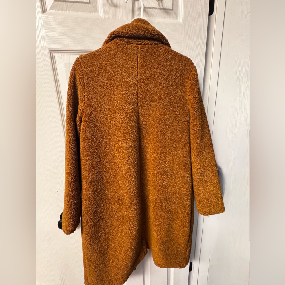 Lucky Brand Warm Brown Teddy Coat - Picture 3 of 3